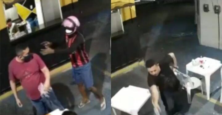 Justiceiro Reage A Assalto E Mata Bandido V Rios Tiros Assista O