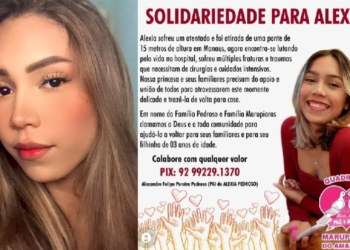 Jovem sofreu tentativa de feminicídio e teve múltiplas fraturas. Foto: Reprodução/Facebook