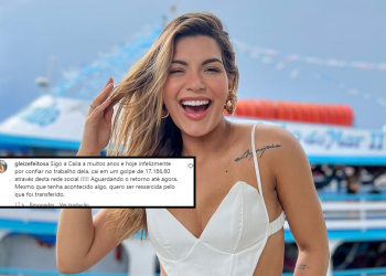 A influencer foi vítima e os seguidores também. Foto: Reprodução