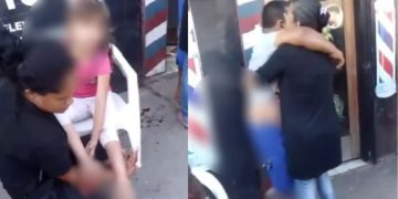 Vídeo mostra pai e filha que foram baleados 'sem querer' durante execução de 'Bodó' no Mauzinho