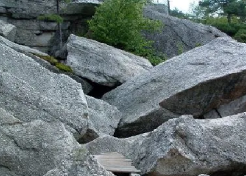 A cabeça da vítima foi amassada com a pedra. Foto: Reprodução - Google