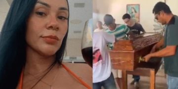 Familiares de amazonense m0rt@ pelo namorado em SP dão ultimo adeus em velório em Manaus